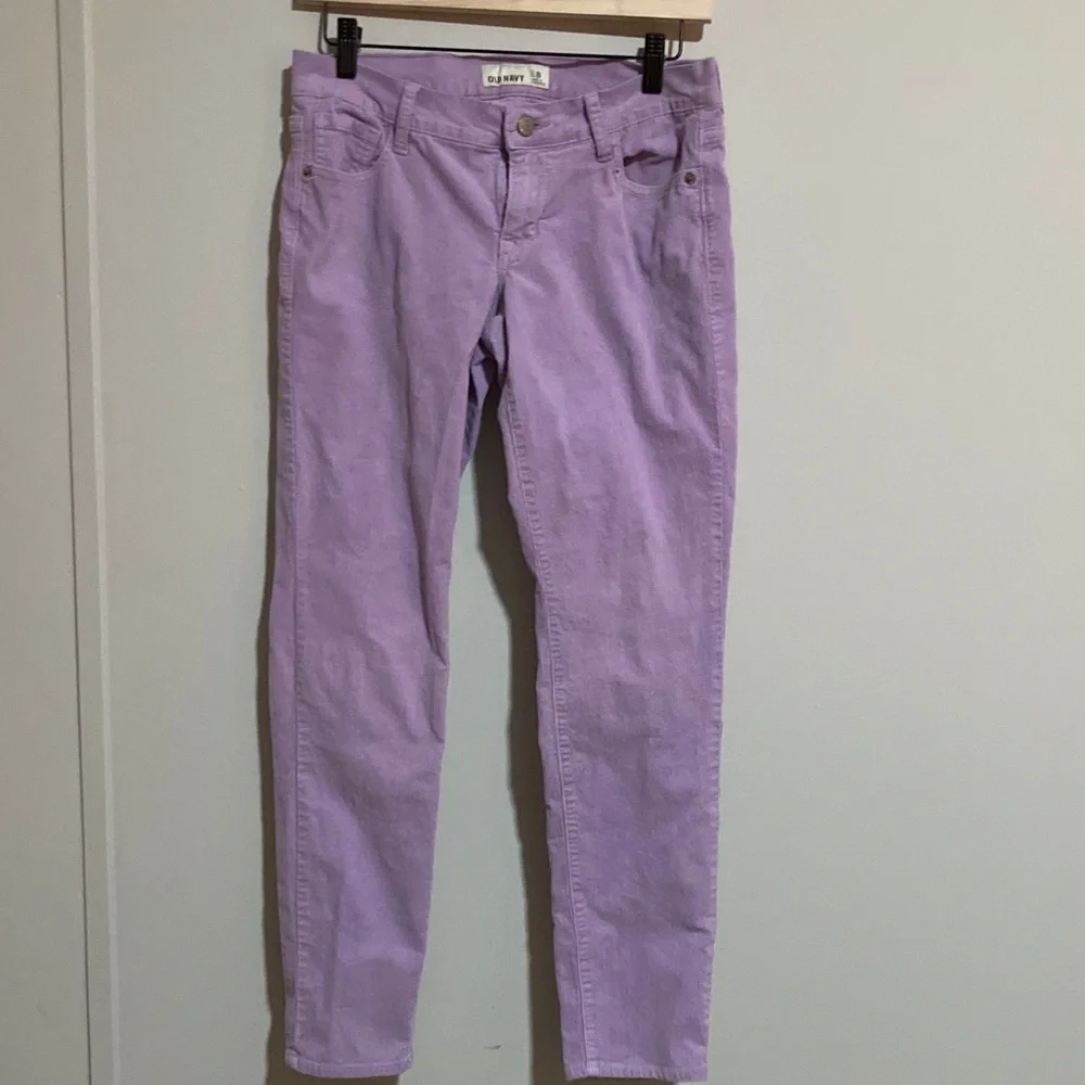 Old Navy Purple Corduroy Jeans